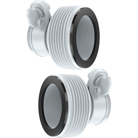 Lot de 2 adaptateurs de Conversion de Tuyau pour Pompes filtrantes et système d'eau salée 3,2 cm à 3,8 cm de Type Adaptateur (1/5)
