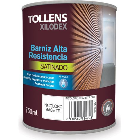 TOLLENS BARNIZ ALTA RESISTENCIA SATINADO AL AGUA INCOLORO 750ml