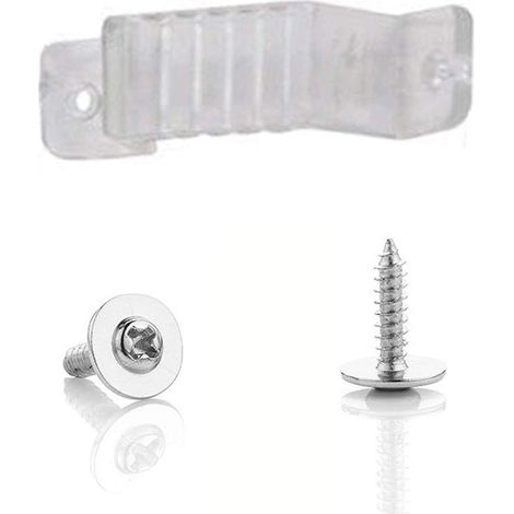 50pcs Clip de Fixation Attache et vis pour Ruban Led Bande Lumineuse, Supports de Fixation Clips (1/4)