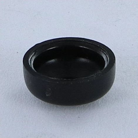 Cache vis Tête cylindrique bombée TCB Vis tôle DE4.8 Polyéthylène RAL9005 noir foncé - 1 pièce (1/3)