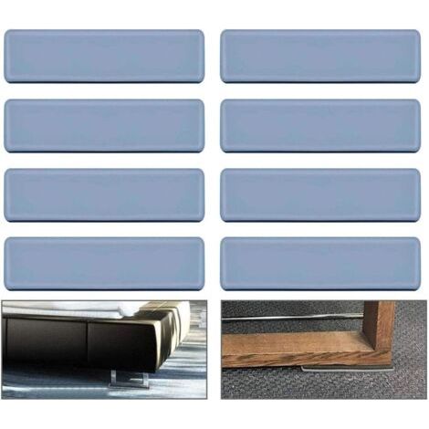 8 pièces Patins en Téflon Adhésifs Patin Glisseur en Teflon Patins en Téflon pour Meubles Patins Autocollants en Téflon Patins de Meubles Ronds pour Chaises et Fauteuils (B) (1/5)