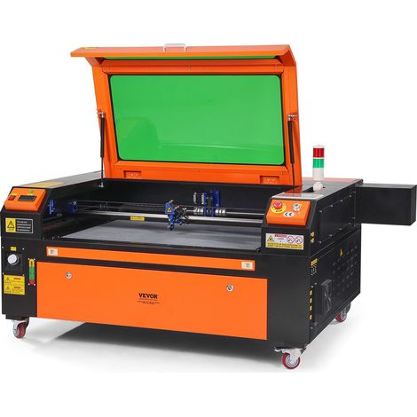 Graveur Laser CO2 Machine de Gravure Découpe Laser 100 W Zone de Travail 600x900 mm Vitesse de Travail 0-500 mm/s, avec Assistance Air, Panneau de Commande Numérique, pour Bois, Acrylique, Tissu (1/5)