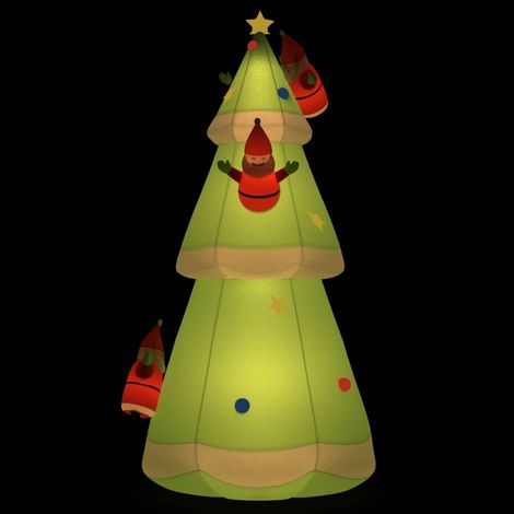 Albero di Natale Albero natalizio Albero festivo Gonfiabile con LED 500 cm (1/5)