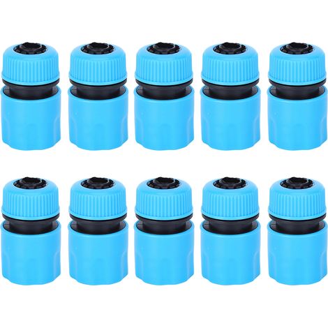 10 Pièces Raccord Rapide G1/2 pour Tuyau d'Eau, Jonction d'Irrigation Jardin (1/5)
