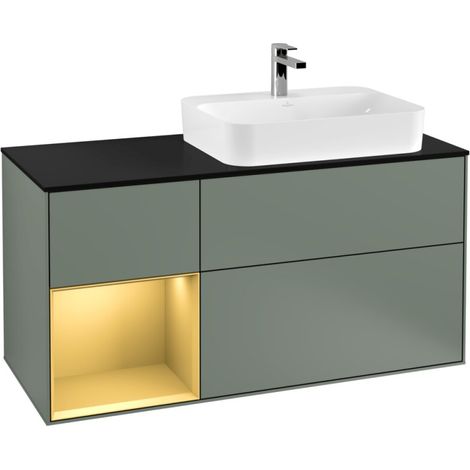 Villeroy & Boch F392HFGM meuble sous-lavabo Finion F39 (1/2)