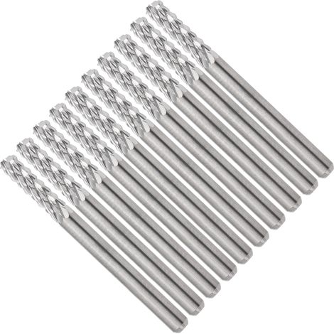 10 Stück Fräser aus Wolframstahl, ergonomisch, hohe Härte, Schneidwerkzeug für Leiterplatten-Stahlplatten (1/5)