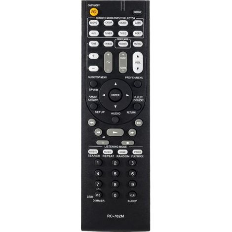 TéLéCommande de Remplacement RC 762M pour Onkyo AV Receiver HT R380 HT R290 HT R390 HT R538 TX SR308 HT S3400 HT RC230 (1/4)