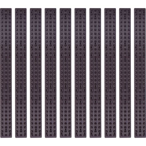 Lot de 10 pointes antioiseaux en plastique, répulsif pour chats, accessoire pour clôtures, avant-toits, rebords de fenêtres et balcons (1/5)