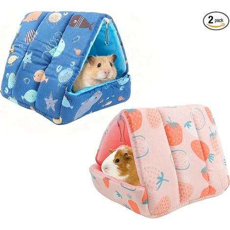 Guinea Pig House, Comfortable and Washable Cave, Small Animals Sleeping for Dwarf Rabbits, Chinchillas, Hamsters, Hedgehogs (1/5)