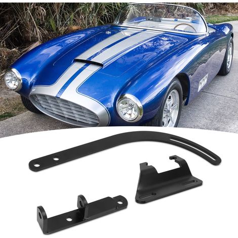 Support d'alternateur SWP côté conducteur pour moteurs SBC Small Block Chevy 283, 327 et 350 (noir) (1/5)