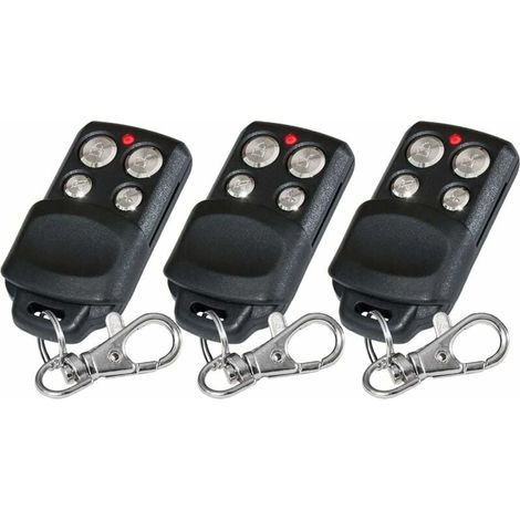 Lot de 3 télécommandes de rechange à code tournant 433.33 MHz Lot de 3 télécommandes de rechange de qualité supérieure.-LIAIKI (1/5)