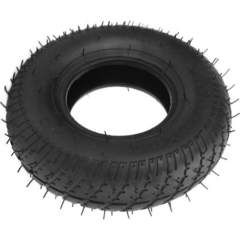 Pneu pneumatique 2.80/2.50-4 pouces, diamètre 21,59 cm (8,5"), pour jante 10,16 cm (4"), chariot de transport, diable, trottinette électrique - Roue gonflable robuste (1/5)