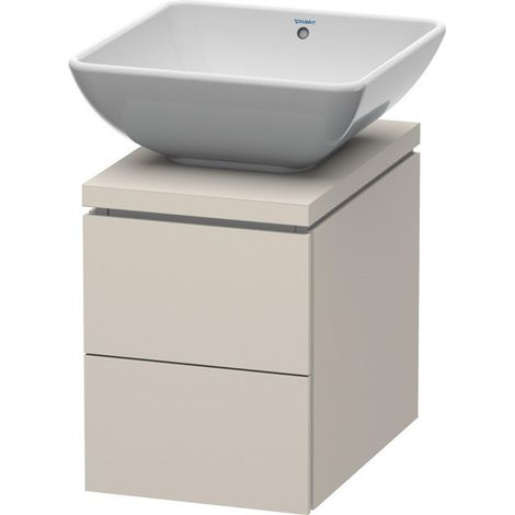 Meuble sous-vasque L-CUBE 320x477x400mm taupe