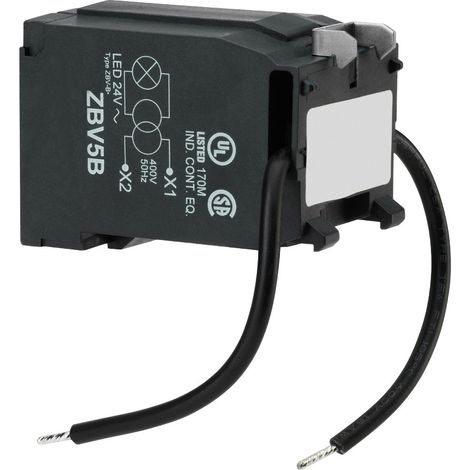 bloc transfo pour bloc lumin xb4-xb5 - 400v 50hz - 24vac - schneider electric zbv5b