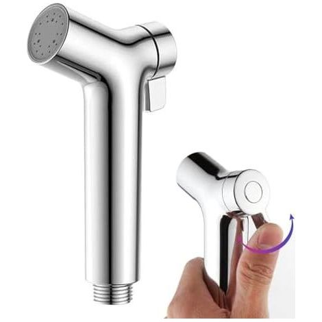 Pulvérisateur de Bidet à Main, Douchette Main WC Réglable Douche Toilette Portatif pour Hygiène Personnelle, Soins Nettoyage - (1/5)