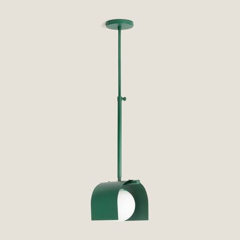 Lampada a Sospensione Metallo Heswall Verde