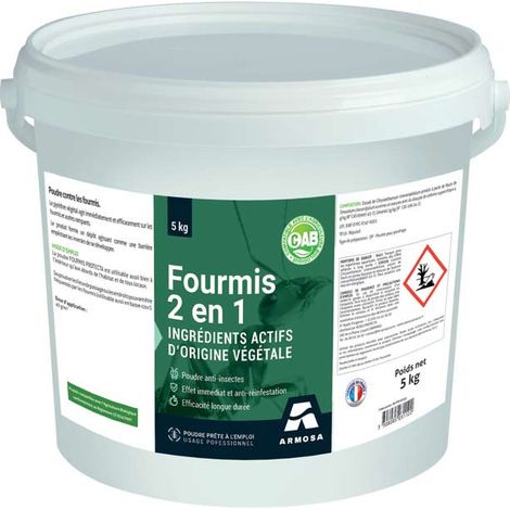 Poudre anti-fourmis 2 en 1 BIO - 5 kg