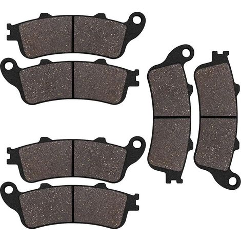 Plaquettes de Frein Avant/Arrière kit pour Honda XL 1000 V Varadero (No ABS) 1999-2006 / VTX1800 All Models 2002-2013 / GL1800 Goldwing All Models 2001-2016/ CBR1100XX Blackbird 1997-2003