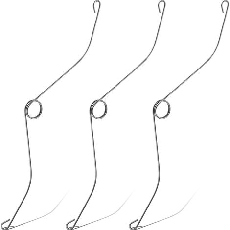 Ressort de Remplacement et Améliore la Circulation D'air en Acier 3 Pièces Stabilise les Pièces Mobiles pour Fête Estivale pour Ventilateur D'extraction de Salle de Bain (1/5)