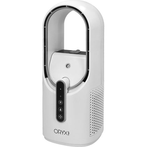 ORYX ventilador sobremesa bateria sin aspas , Ventilador sobremesa batería sin aspas.- Brinda frescura con sus 3 velocidades ajustables para adaptarse a tus necesidades. (1/4)