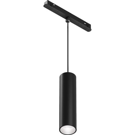 Lampada binario sospesa nera tubo LED 12W Focus Maytoni (1/5)
