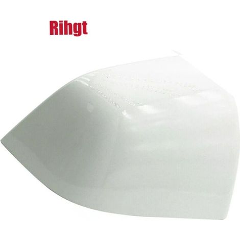 For Tesla Model Y Side mirror cover, pearly white skull design. Passenger side (1/5)