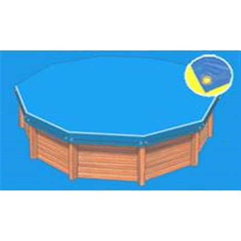 Bâche hiver Eco bleue compatible piscine naturalis rectangulaire