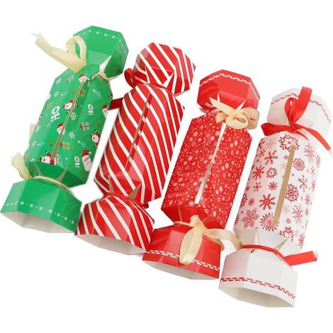 Pochette à tirer de l'argent Surprise de noël, 4 pièces, boîte à bonbons exquise, bricolage, pour les vacances d'anniversaire (1/5)