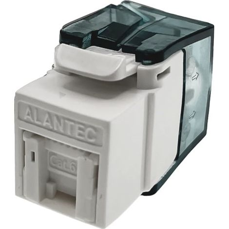 Módulo keystone alantec mb007-1 rj45 sin herramientas utp cat.6a alantec plus - rendimiento de transmisión mejorado (1/3)