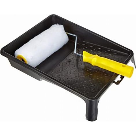 Vaschetta in polipropilene con rullo in poliestere da 18 cm set 2 Pz Maurer