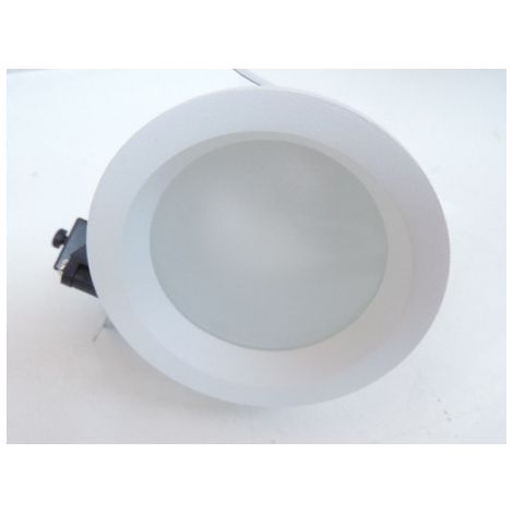 Spot encastré Ø 85mm blanc fixe lampe GU5.3 12V (non incl) verre opalin étanche IP44 DIRO GT W DELTA LIGHT 2023412W