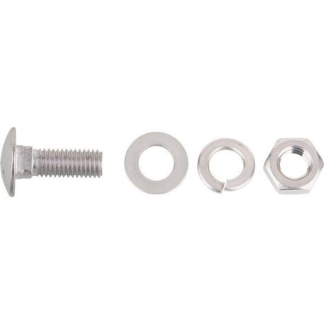 Boulon M8 x 20 mm avec rondelle et écrou pour fixation capteur solaire