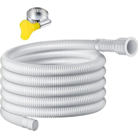Ymyny – Tuyau de vidange flexible 3m pour déshumidificateur et climatiseur – Diamètre 25mm – Installation rapide avec clip de connexion