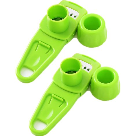 Presse À Ail - En Acier Inoxydable - Pour Hachage Fin D’Ail Et D’Oignon - Manuel - Compact - Lavable Au Lave-Vaisselle - 1 Pièce (1/5)