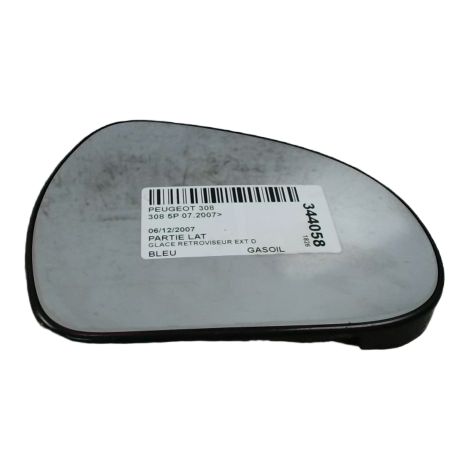 [PRODUIT D'OCCASION] Glace Retroviseur Exterieur D PEUGEOT 308 2007- ♻️ Ref Oe. 8151lw - Garantie à vie (1/3)