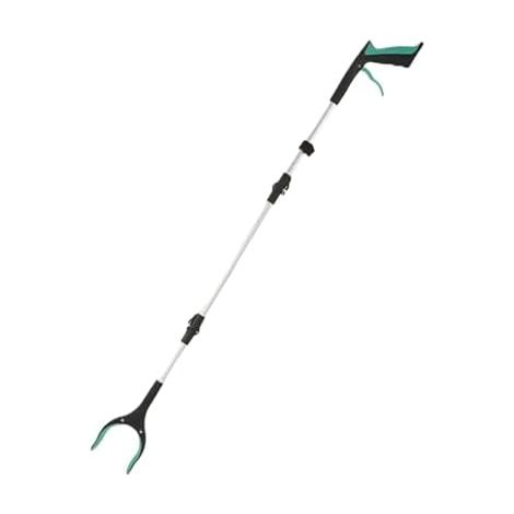 Outil de préhension ramasseur déchets avec pince à griffes pointe ordures pliable antidérapante pour Ramasser Déchets(Green) Vert - (1/5)