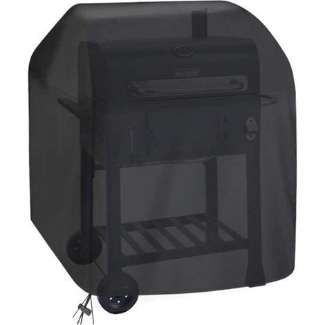 Grillabdeckung, Grillplane, Gasgrillabdeckung, Grillschutzplane, wasserdichte Grillabdeckung für den Außenbereich, 420D Oxford-Gewebe, 105 x 49 x 102 cm, Schwarz (1/4)