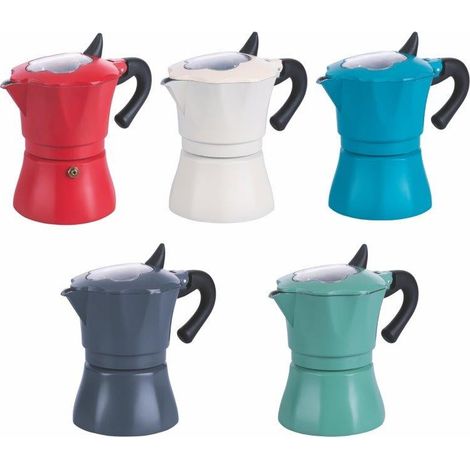 ALLEGRA CAFFETTIERA 6 TAZZE 5 COLORI ASSORTITI (1/5)