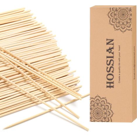 Pièces Bâtons de Diffuseur de Roseaux, Diffuseur Parfum Bâtons, Bâtons de Rechange pour Diffuseur d'Arôme d'Huile Essentielle pour la Maison(6.69''(17cm) (1/5)