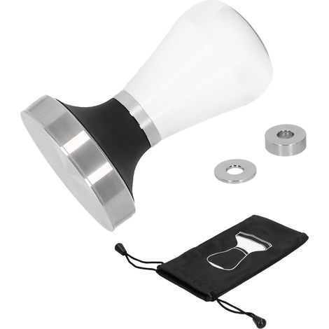 Marteau tasseur à café de 58,5 mm en acier inoxydable électroplaqué, outil de pressage de la poudre de café (1/5)