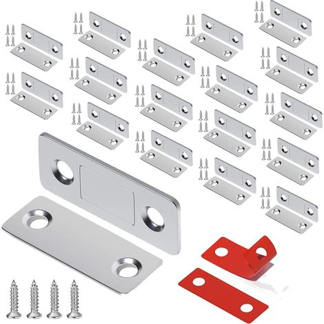 Lot de 18 aimants ultra-fins pour portes placard et tiroirs (1/5)