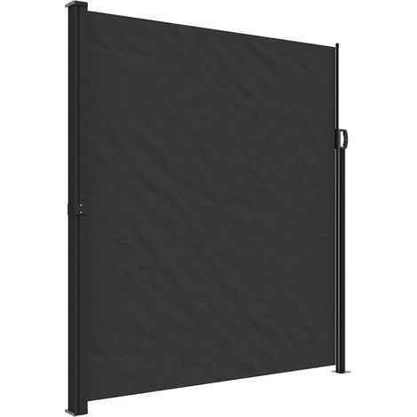 Seitenmarkise Ausziehbar Schwarz 220x300 cm vidaXL