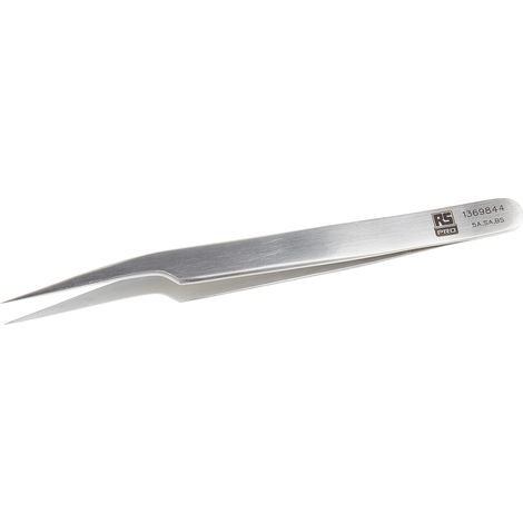 Brucelles RS PRO 5A.SA.B pointe fine en inox, L. 115 ( Prix pour 1 ) (1/2)