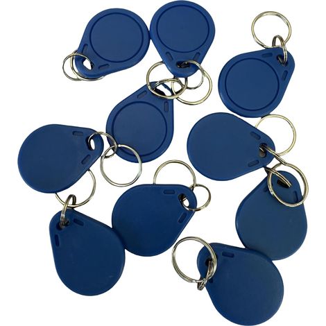 Lot de 10 porte-clés RFID réinscriptibles 125 kHz bleu rouge jaune vierge puce T5577 Hotel Token, T5577