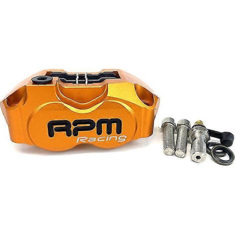 Étrier de frein universel RPM 82 mm pour moto Yamaha Aerox Nitro, pompe de frein RSZ Jog BWS Zuma 50 RR RSZ Turtle King Radiant - Orange