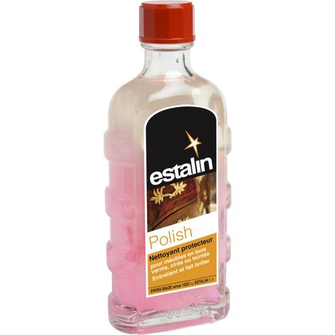 Limpiador protector pulido ESTALIN para muebles de madera encerada y barnizada, 250ML