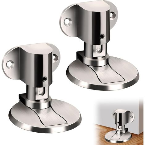 2 Piece Magnetic Door Stopper, Mounting Without Drilling on the (1/5)