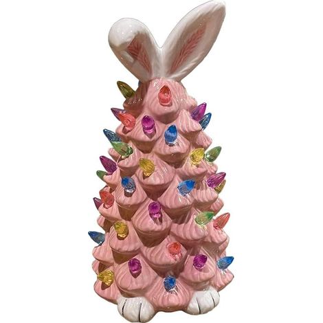 Statue Lapin De Pâques - En Résine - Décoration De Table Pour Printemps Et Fêtes - 15 X 8 X 8 Cm - 1 Pièce (1/5)