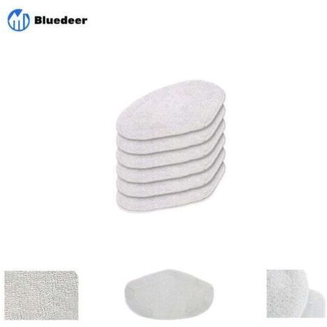Serpillères Remplacement pour Polti Vaporetto Brosse Vaporforce, Produit Authentique pour Smart 35Mop, Smart 40Mop, etc (6 pièces) (1/5)