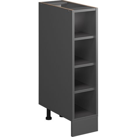 Scaffale da cucina R-Line, Antracite, 20 cm senza piano di lavoro, Vicco (1/4)